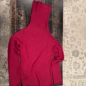 H&M Bold Red Cowl Neck Sweater